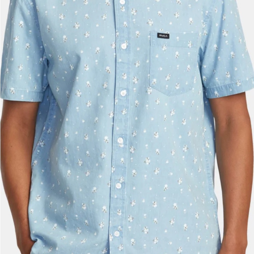 Rvca button up shirt NWT